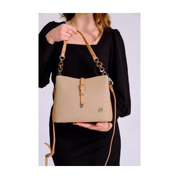 Just Polo PBU4014 Vizon Kadın Omuz Çantası