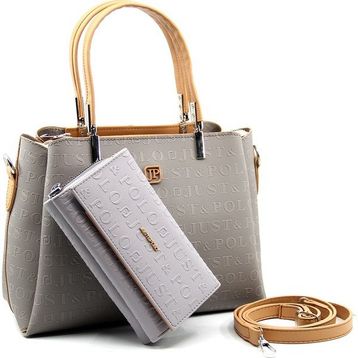 Just Polo PBU4018 Gri Kadın Omuz Çantası