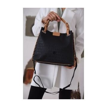 Just Polo PBU4031 Siyah Taba Kadın Omuz Çantası