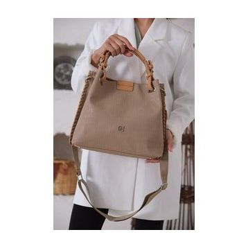 Just Polo PBU4031 Vizon Kadın Omuz Çantası