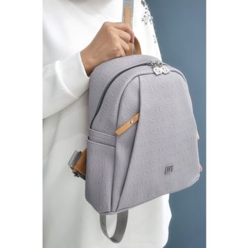 Just Polo TM1019-5 Gri Kadın Sırt Çantası