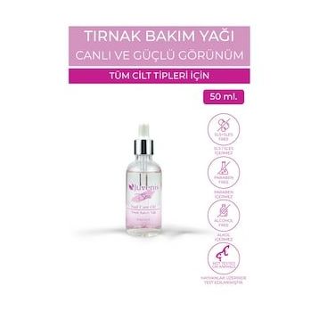 Juvenis 10 ml E Vitamini İçeren Güçlendirici ve Nemlendirici Spa Etkili Tırnak Bakım Yağı