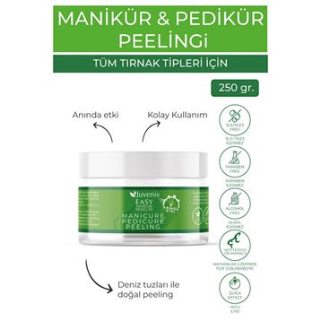 Juvenis 250 gr Easy Manikür Pedikür Peelingi