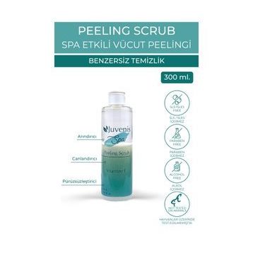 Juvenis Tüm Cilt Tiplerine E Vitaminli Canlandırıcı ve Arındırıcı 150 ml Vücut Peelingi