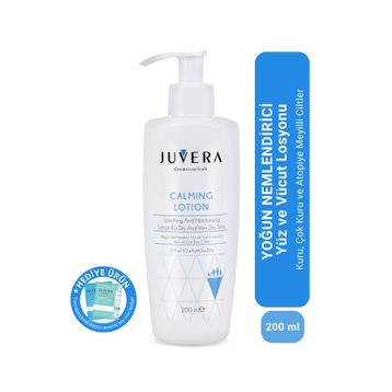 Juvera Calming Lotion Yoğun 200 ml Nemlendirici Yüz ve Vücut Losyonu