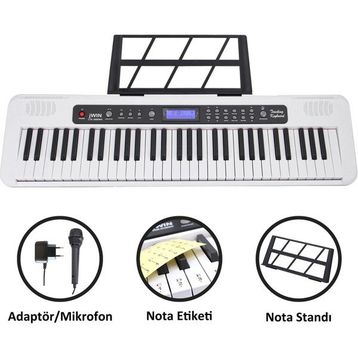Jwin CTK-3000 61 Tuşlu Tuş Hassasiyetli Beyaz Org