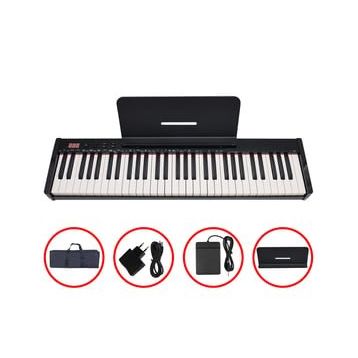 Jwin JTK-6103B Şarjlı Tuş Hassasiyetli 61 Tuşlu Org + Çanta + Pedal ve Adaptör