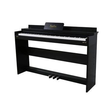 Jwin Siyah Sapphire SDP-140BK 88 Tuşlu Kapaklı Çekiç Aksiyonlu Dijital Piyano