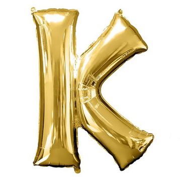 K Harf Altın 100 cm Folyo Balon