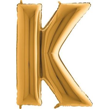 K Harf Altın 100 cm Folyo Balon