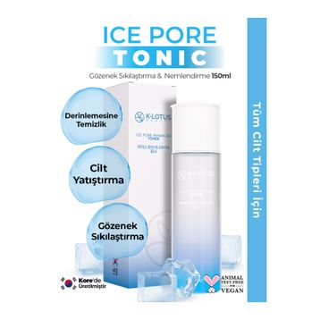 K-Lotus Beauty Ice Pore 150 ml Gözenek Tonik