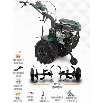 Kaan 36S-S3 9 Hp Benzinli Çapa Makinesi