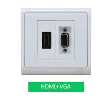 Kablolu Vga HDMI Duvar Prizi