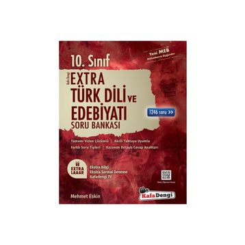 Kafa Dengi Yayınları 10. Sınıf Türk Dili ve Edebiyatı Extra Soru Bankası