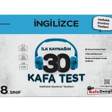 Kafa Dengi Yayınları 8. Sınıf LGS İngilizce İlk Kaynağın 30 Kafa Testi