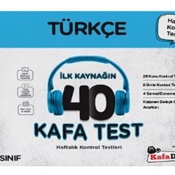 Kafa Dengi Yayınları 8. Sınıf LGS Türkçe İlk Kaynağın 40 Kafa Testi