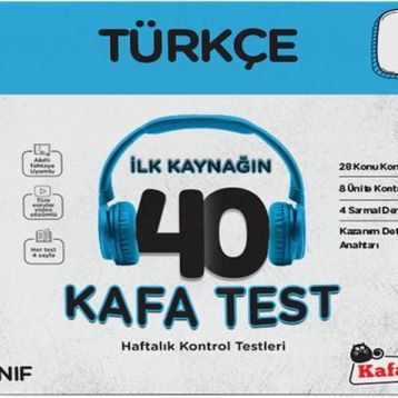 Kafa Dengi Yayınları 8. Sınıf Türkçe 40 Kafa Test