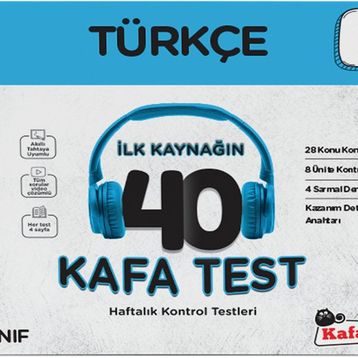 Kafa Dengi Yayınları 8. Sınıf Türkçe 40 Kafa Test