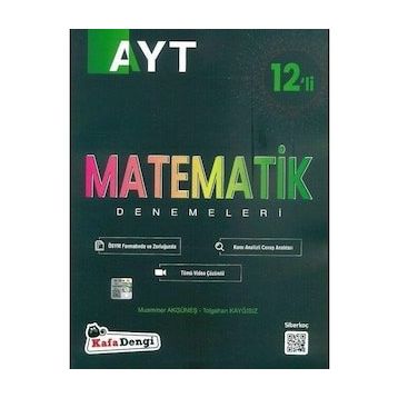 Kafa Dengi Yayınları YKS AYT Matematik 12'li Deneme