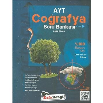 Kafadengi Yayınları AYT Orta ve İleri Düzey Coğrafya Soru Bankası