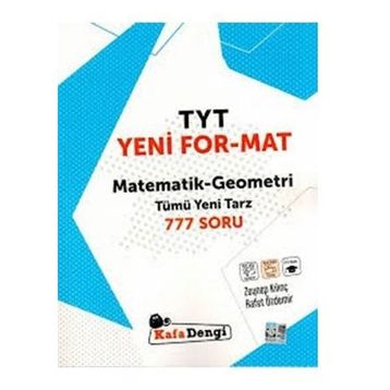 Kafadengi Yayınları TYT Matematik Geometri Yeni For Mat Soru Bankası