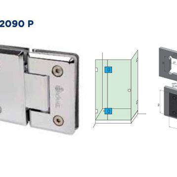 Kahe KH 2090 P Cam Cama Paraduş Menteşe