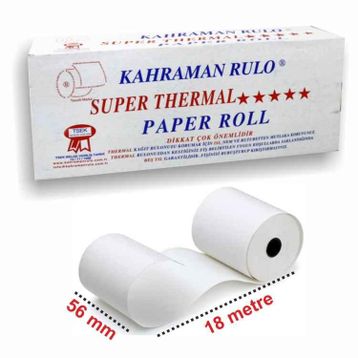 Kahraman 16'lı 56x18 Termal Rulo