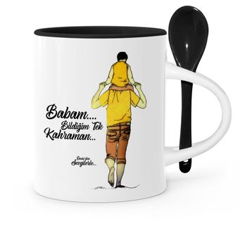 Kahraman Babam Tasarımlı Kupa Bardak