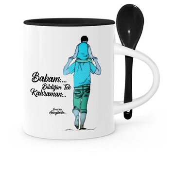 Kahraman Babam Tasarımlı Kupa Bardak