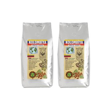 Kahve Dünyası 1 kg Kolombiya Yöresel Çekirdek Filtre Kahve (2 adet)