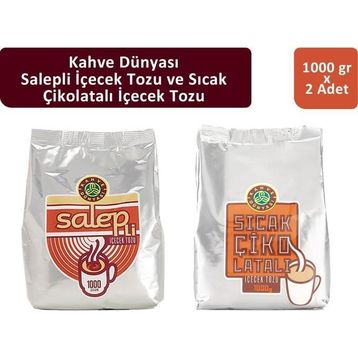 Kahve Dünyası 1 kg Salep + 1 kg Sıcak Çikolata