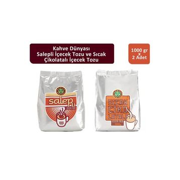Kahve Dünyası 1 kg Salep + 1 kg Sıcak Çikolata