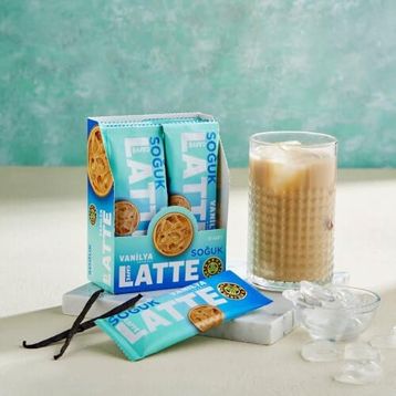 Kahve Dünyası 10'lu Özel Seri Soğuk Vanilyalı Aromalı Caffe Latte