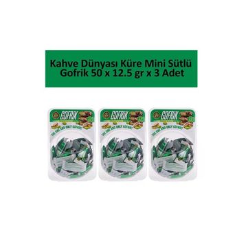 Kahve Dünyası 12.5 gr Küre Mini Sütlü Gofrik (50 adet)