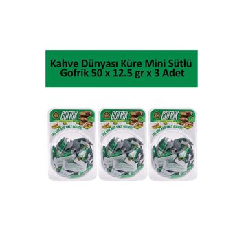 Kahve Dünyası 12.5 gr Küre Mini Sütlü Gofrik (50 adet)