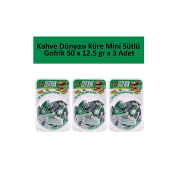 Kahve Dünyası 12.5 gr Küre Mini Sütlü Gofrik (50 adet)