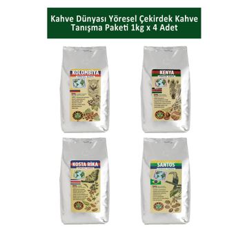 Kahve Dünyası 1x4 kg Yöresel Çekirdek Kahve Tanışma Paketi