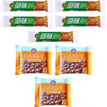 Kahve Dünyası 5x33 gr Gofrik + 3x77 gr Bademli Tambol
