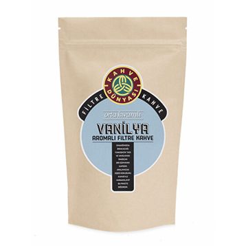 Kahve Dünyası Vanilya Aromalı Filtre Kahve 250 gr Öğütülmemiş Çekirdek