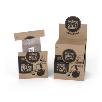 Kahve Gibi Kahve 95 gr Orta İçim Fiber Filtre Filtre Kahve (10 adet)