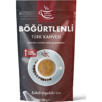 Kahve Tiryakisi 200 gr Böğürtlenli Türk Kahvesi