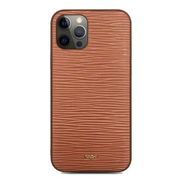 Kajsa Apple iPhone 12 Kılıf Wave Pattern Handstrap Kapak