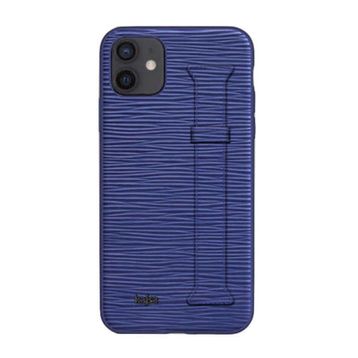 Kajsa Apple iPhone 12 Kılıf Wave Pattern Handstrap Kapak