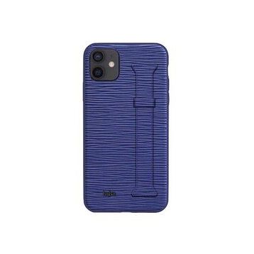 Kajsa Apple iPhone 12 Kılıf Wave Pattern Handstrap Kapak