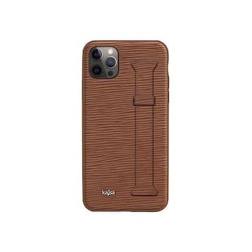 Kajsa Apple iPhone 12 Kılıf Wave Pattern Handstrap Kapak