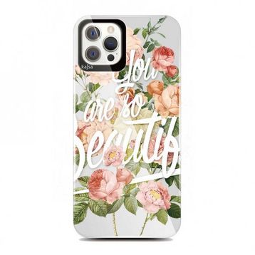 Kajsa Apple İphone 12 Pro Floral Kapak Kılıf