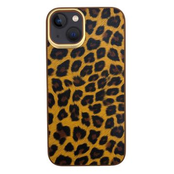 Kajsa Apple iPhone 13 Kılıf Glamorous Serisi Leopard Combo Kapak