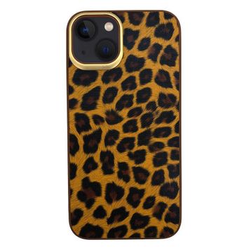 Kajsa Apple iPhone 13 Kılıf Glamorous Serisi Leopard Combo Kapak