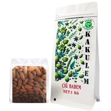 Kakulem 1 kg Sertifikalı Yerli Çiğ Badem İçi