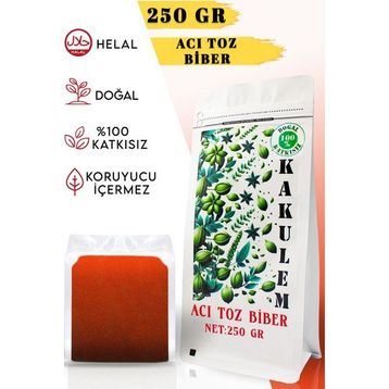 Kakulem 250 gr Güneşte Kurutulmuş Acı Toz Biber